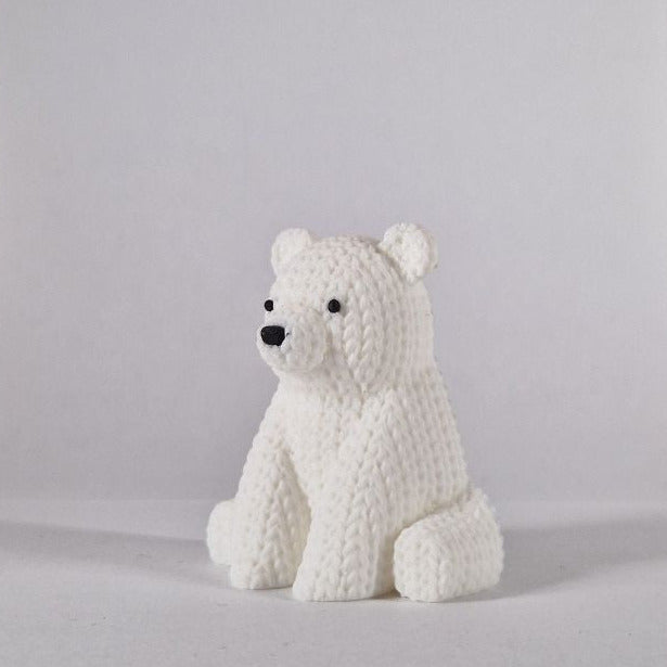 IJsbeer Magneet (gebreide look)