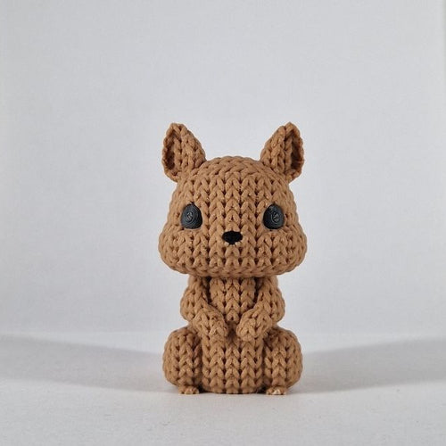 Eekhoorn Magneet (gebreide look)