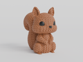 Eekhoorn Magneet (gebreide look)
