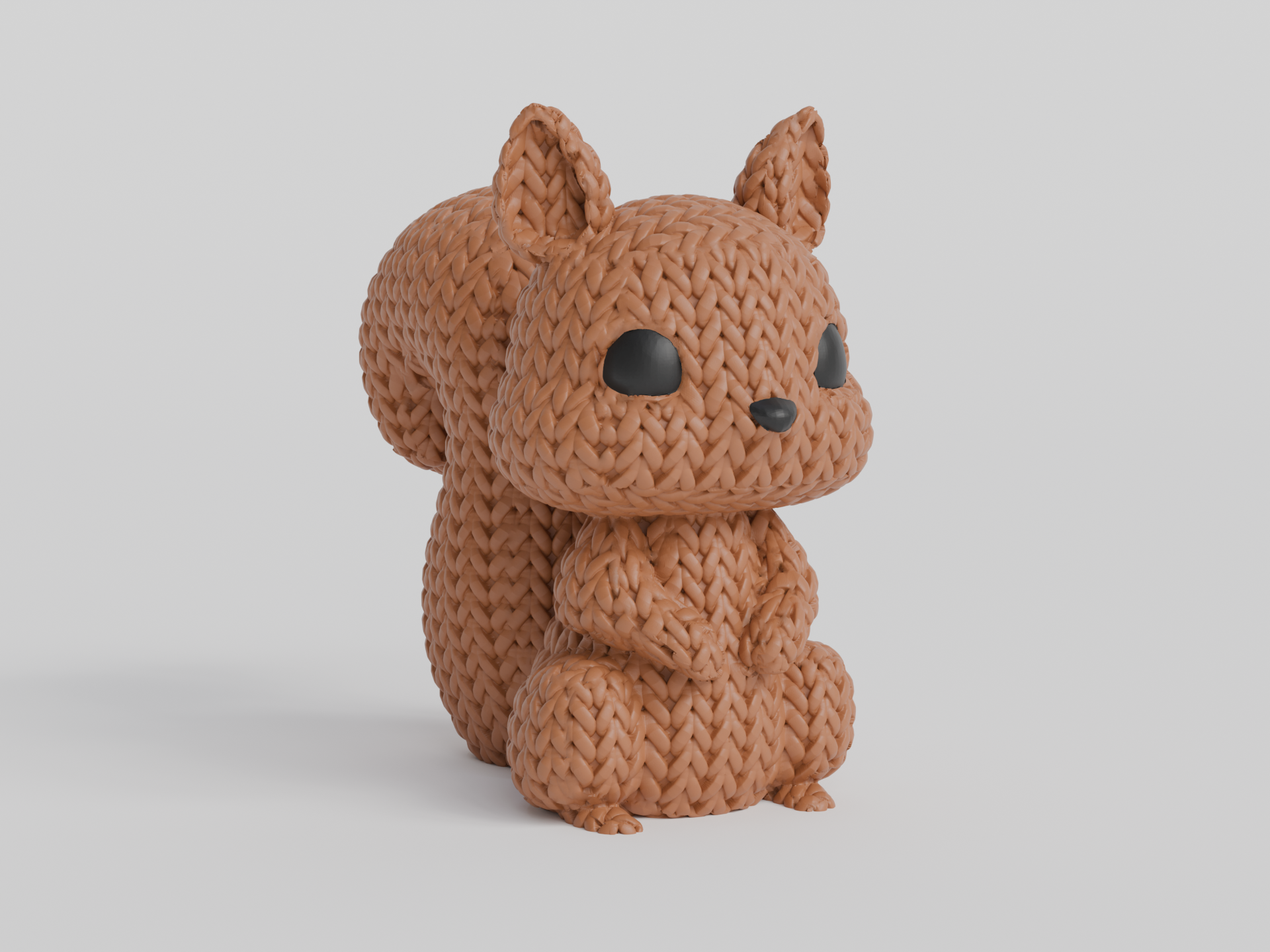 Eekhoorn Magneet (gebreide look)