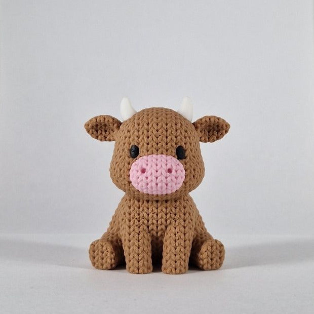 Koe Magneet (gebreide look)