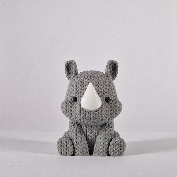 Neushoorn Magneet (gebreide look)