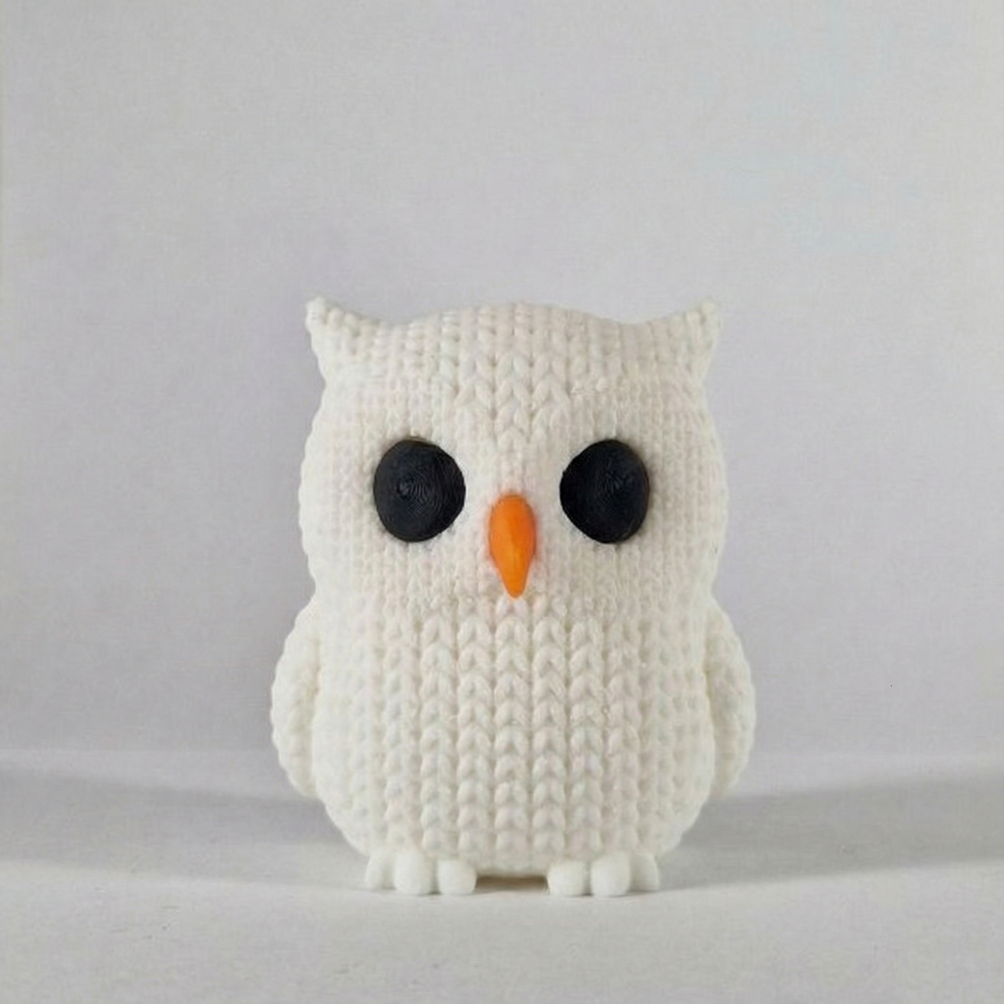 Uil Magneet (gebreide look)